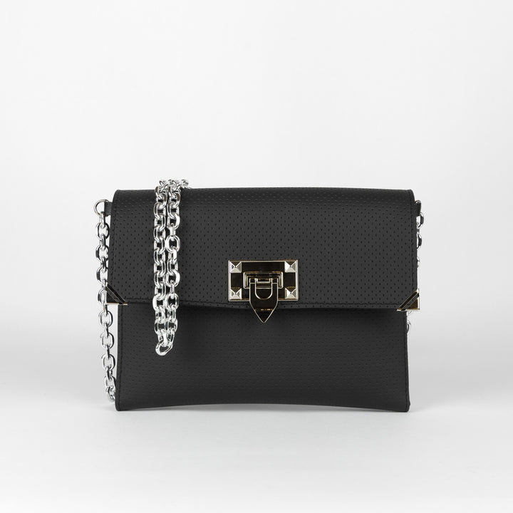 Clutch Mini Nero Puntinato - Borsa a Spalla